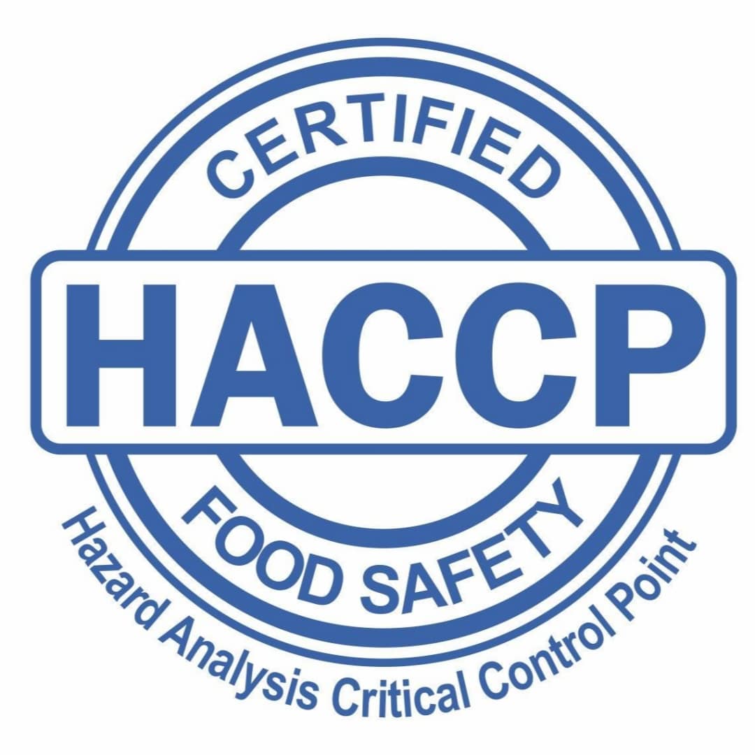 HACCP food safety certification